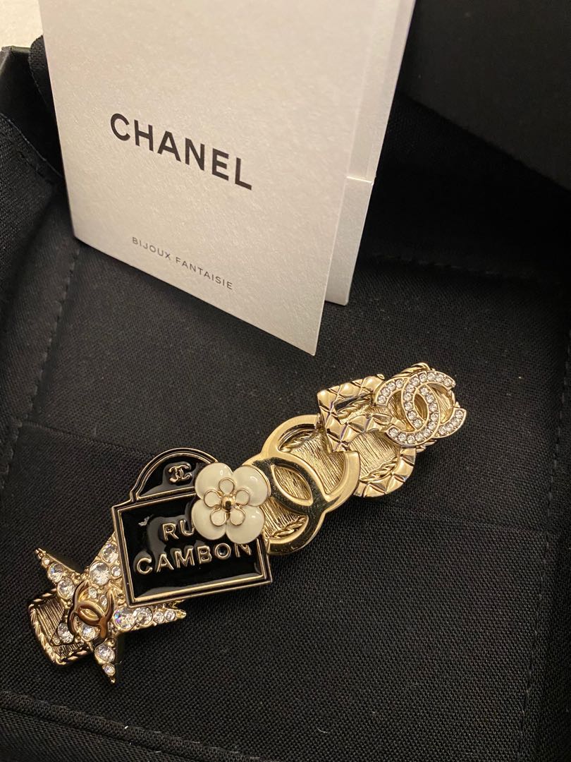 CHANEL Hair Clip, Luxury, Accessories on Carousell
