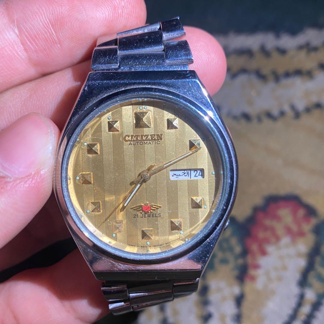 Citizen automatic (arabic version), Men's Fashion, Watches & Accessories,  Watches on Carousell