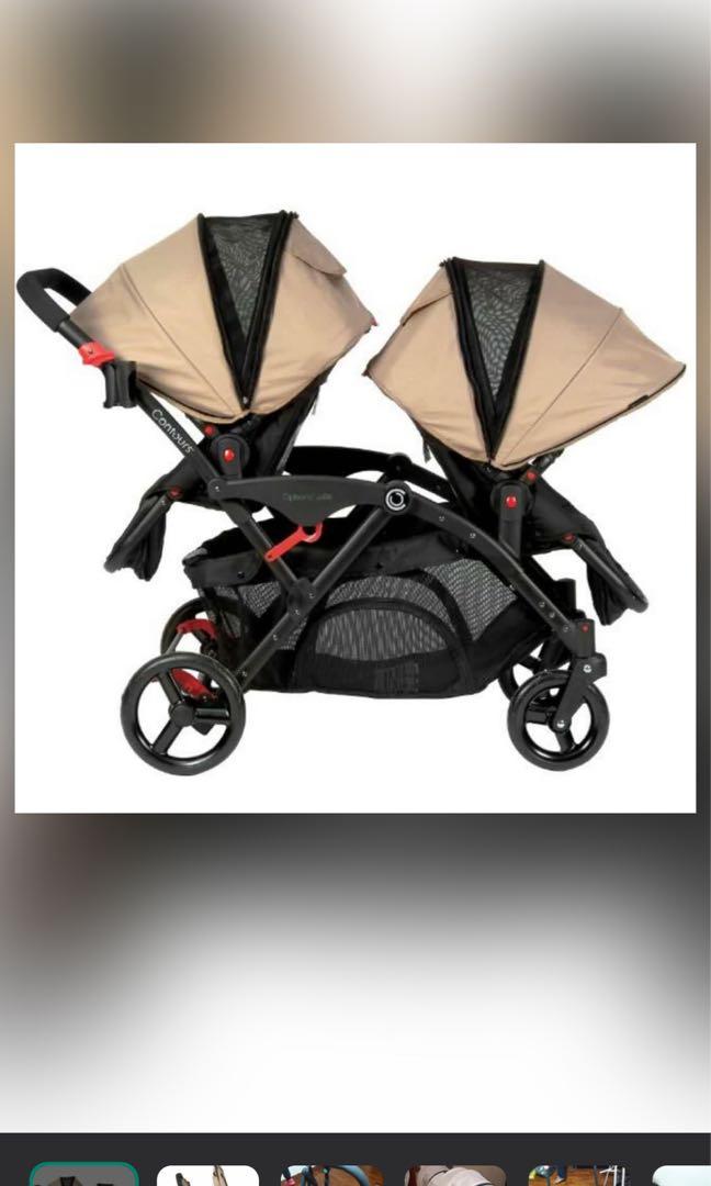 Contour Elite Double Stroller Babies Kids Going Out Strollers on Carousell