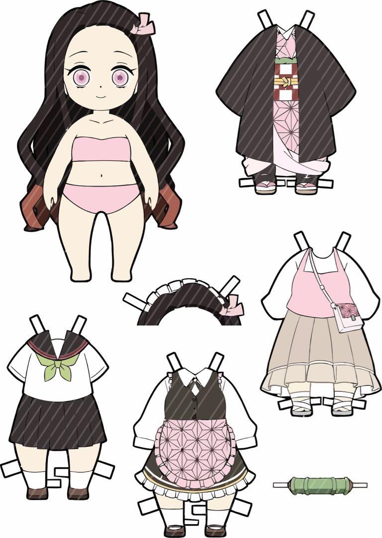 Demon Slayer Nezuko Kamado Demon Form Papercraft Paperized, 43 OFF