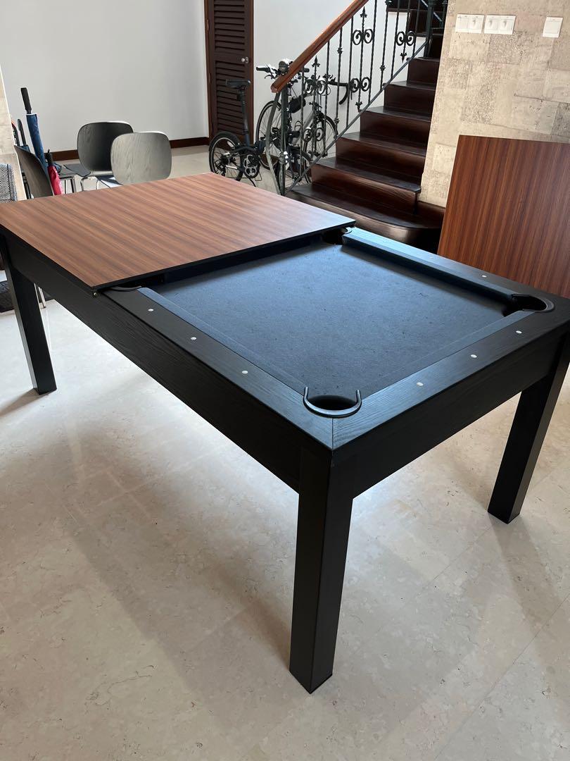 Dining table that converts to a 6ft pool table, Furniture & Home Living