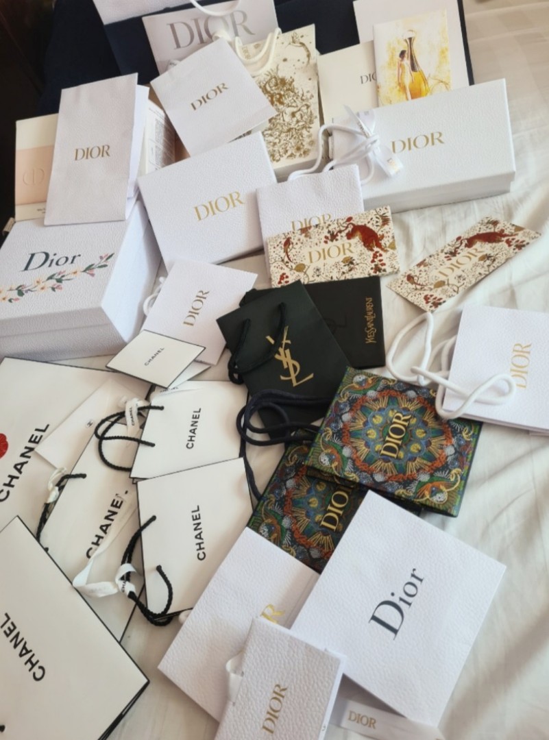 DIOR CHANEL LV YSL Paper Bag Hobbies Toys Stationery