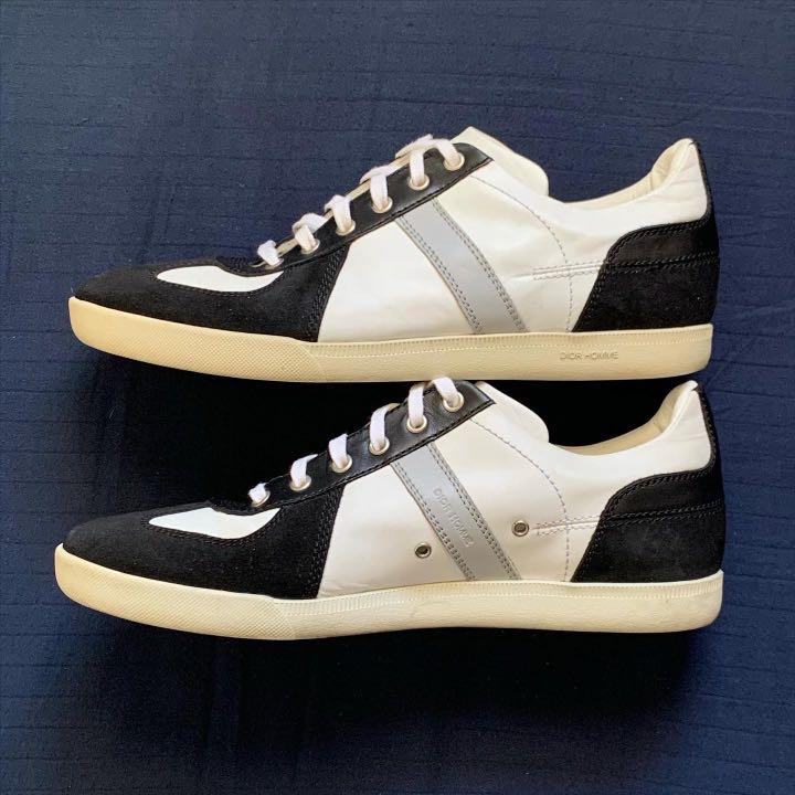 Christian Dior NEW DIOR HOMME SNEAKERS SHOES B01 X DANIEL ARSHAM 40IT 41 FR  SNEAKERS SHOES White Leather ref888366  Joli Closet