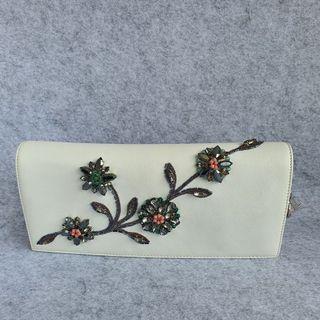Dior limited edition Jaune vif evening clutch
