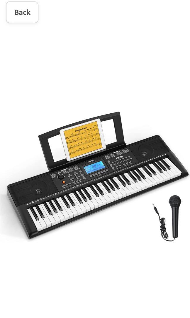 Donner Keyboard Piano 61 Key Piano Keyboard for Beginner