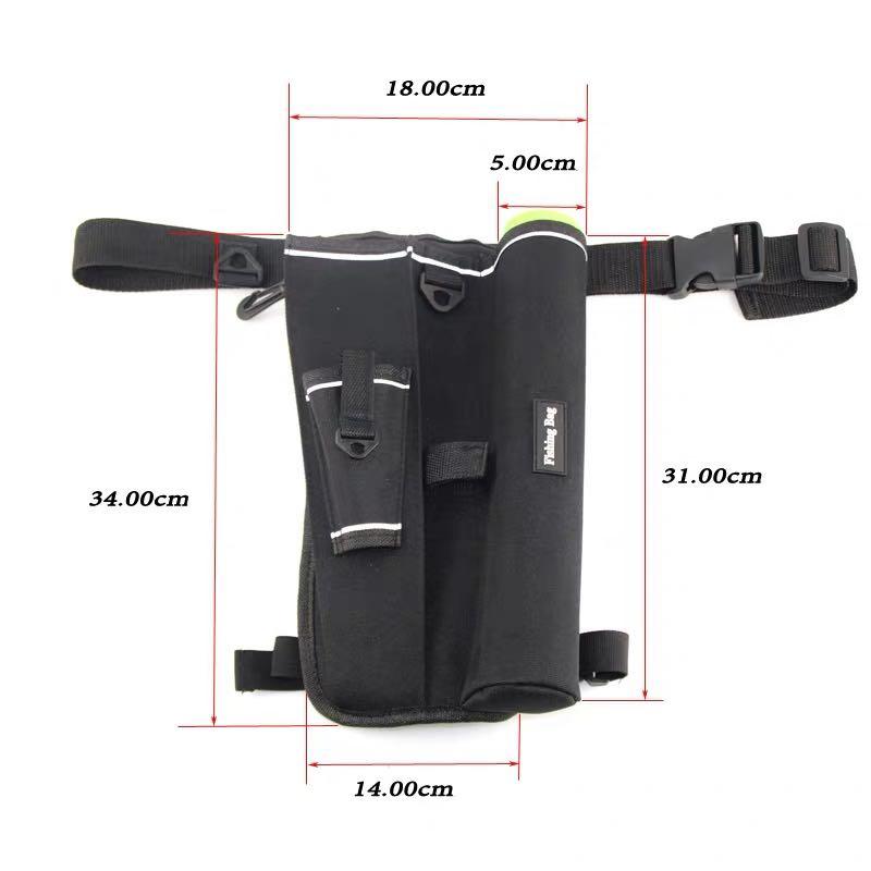 Spinning/bait casting Fishing rod holder pouch around waist + FREE ROD  HOLDER, Sports Equipment, Fishing on Carousell