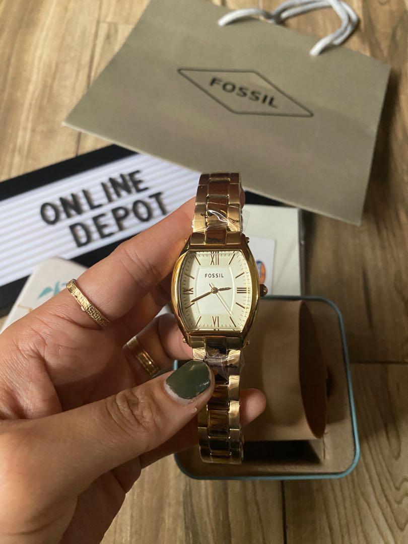 fossil watch square face, Women's Fashion, Watches & Accessories, Watches  on Carousell