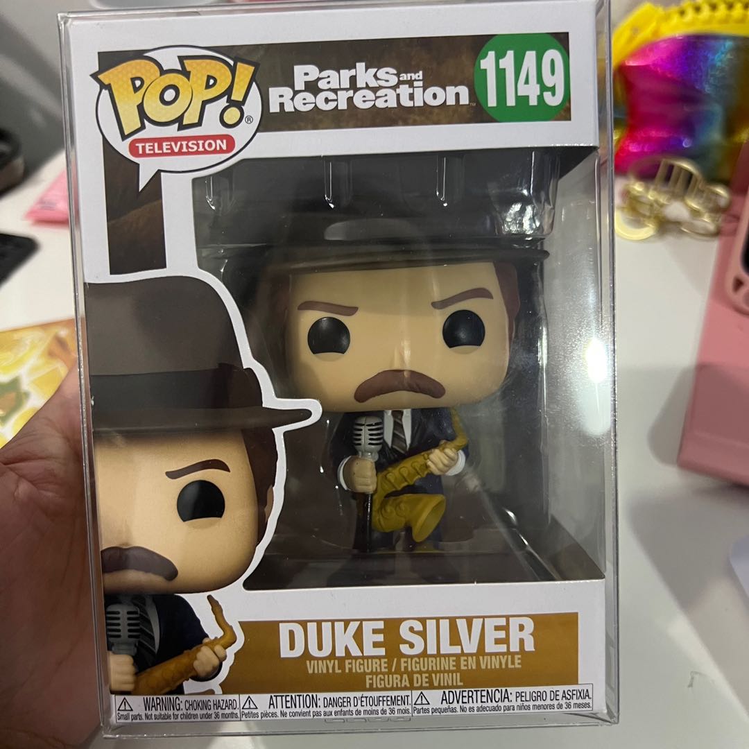 Funko Pop Duke Silver Ron Swanson Parks And Recreation 1149 Hobbies And Toys Toys And Games On 