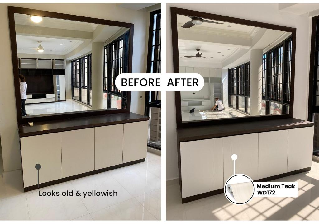 Furniture Laminate / Bedroom Wall Laminate / Dressing Table Laminate / Infeel Laminate