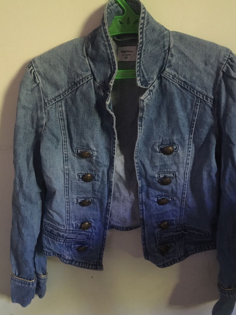 Gap kids denim jacket, Women's Fashion 