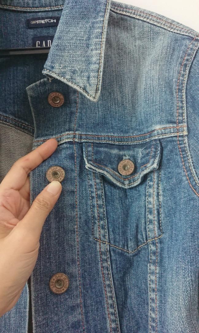 GAP Stretch Denim Jacket, Women's Fashion, Coats, Jackets and Outerwear