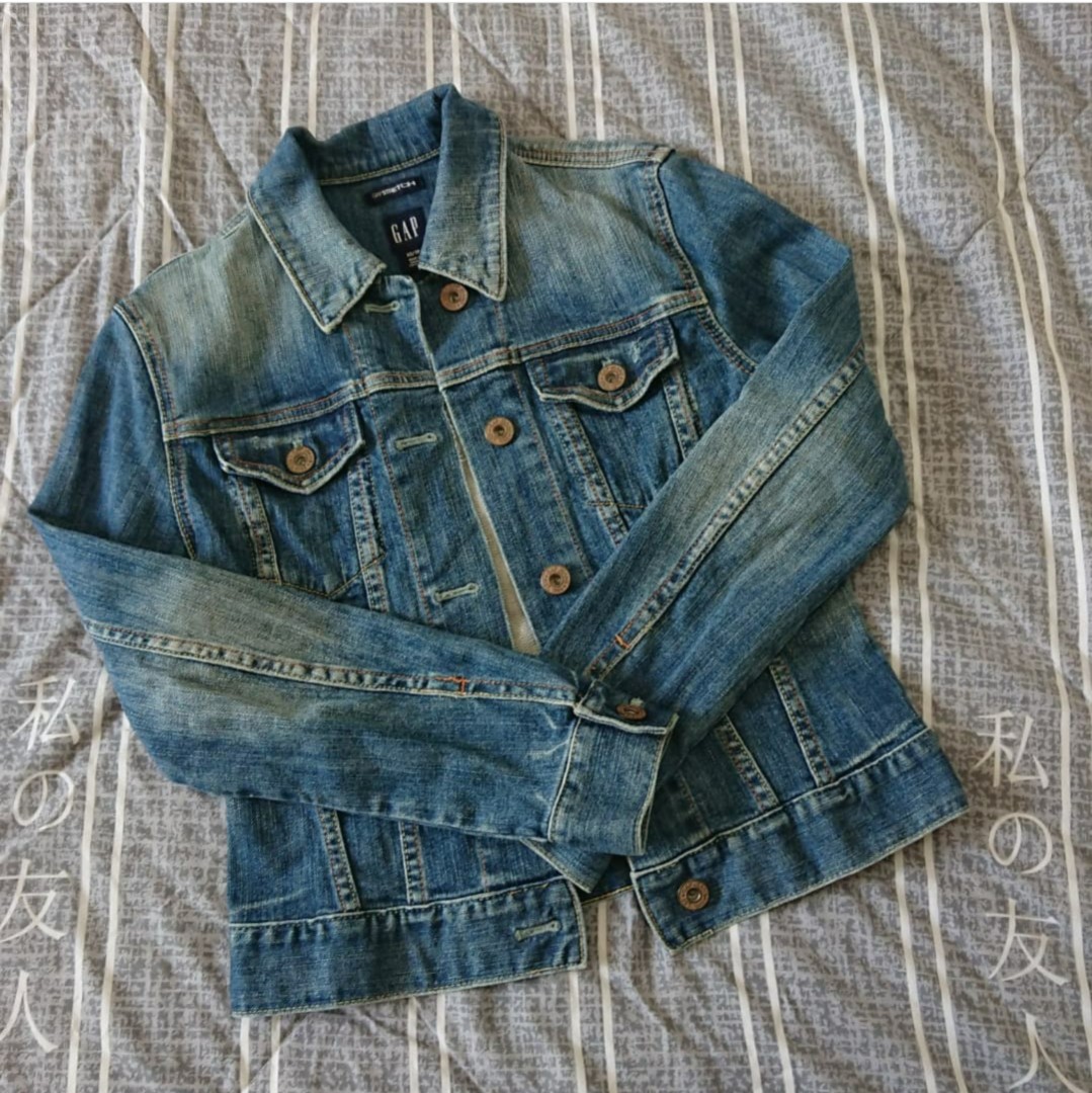GAP Stretch Denim Jacket, Women's Fashion, Coats, Jackets and Outerwear