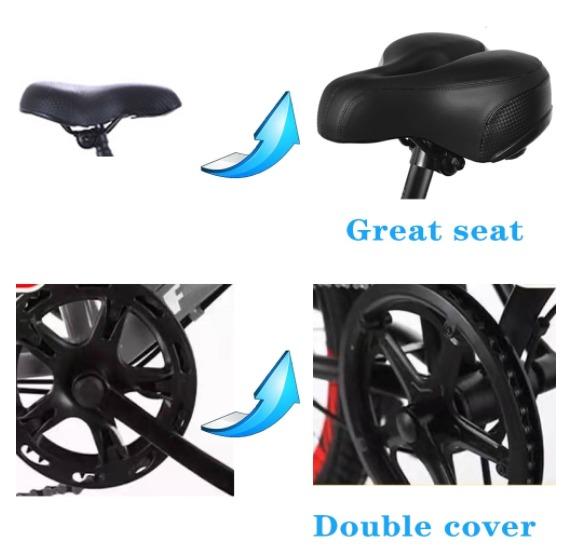 gear bicycle 20 inch 6 speed Foldable Adult Outdoor city road folding