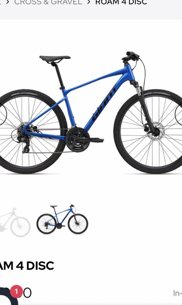 Giant Roam 4 Disc (Cross \u0026 Gravel) Size 