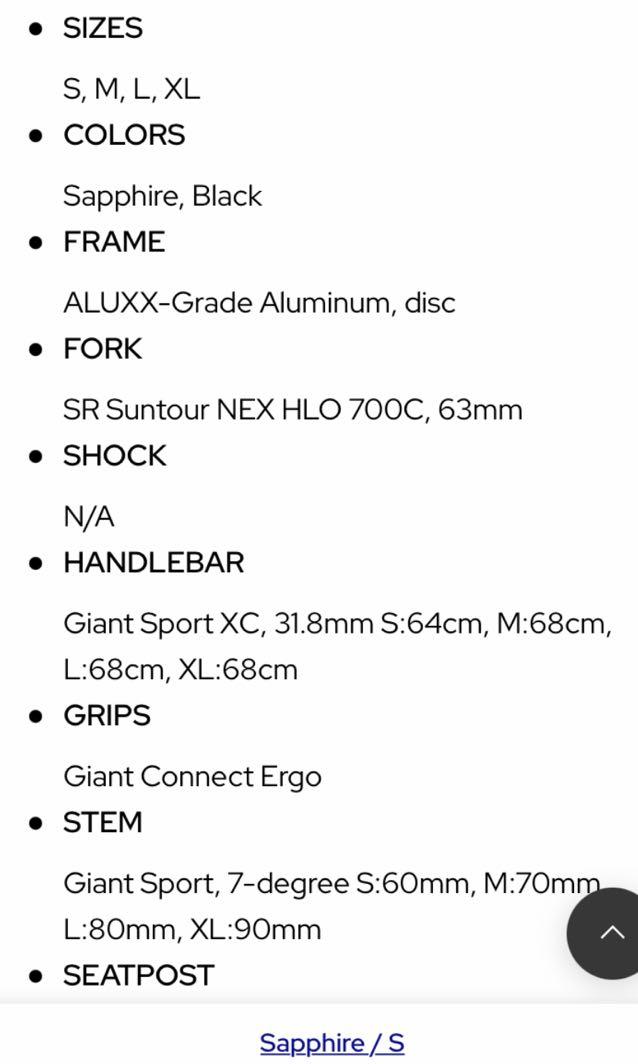 Giant Roam 4 Disc Cross Gravel Size L