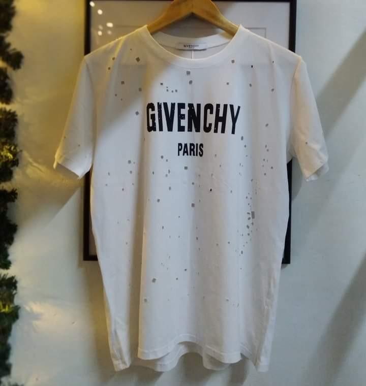 GIVENCHY DISTRESSED TEE Luxury Apparel on Carousell