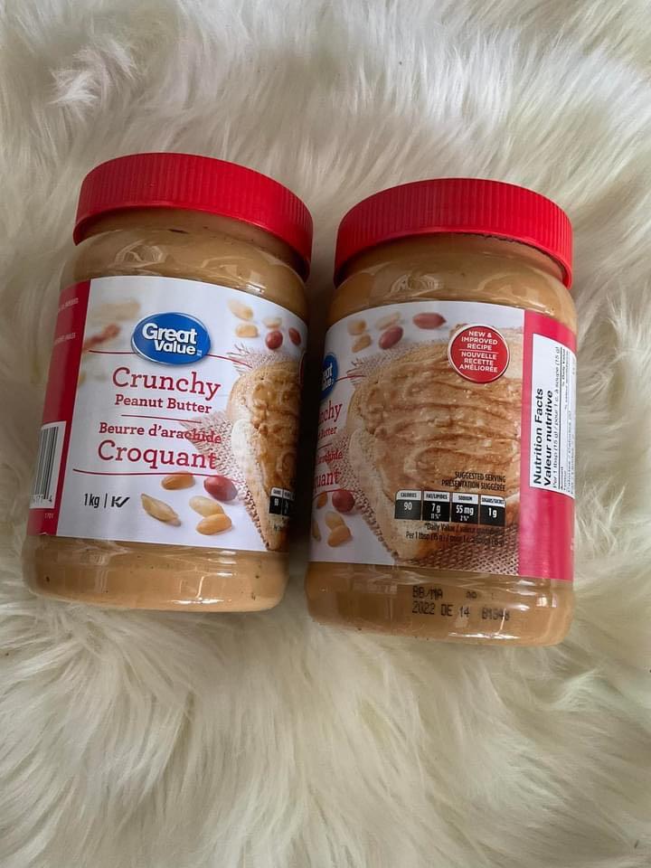 Great Value Crunchy Peanut Butter, 1 kg 