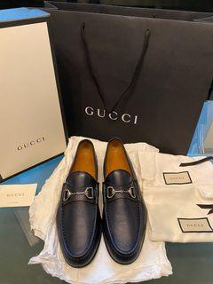 GUCCI Classic 1953 Horsebit Loafers BLUE