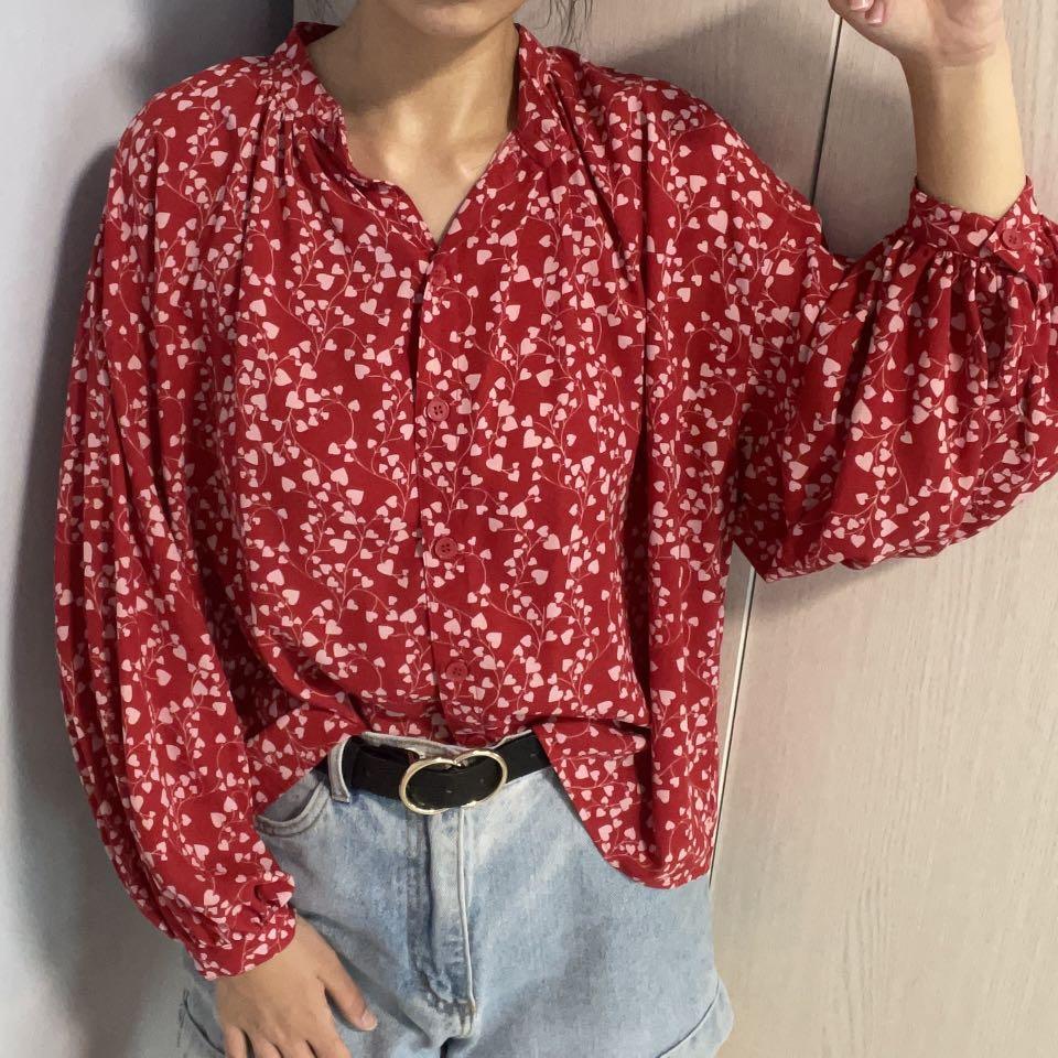 Heart store blouse h&m