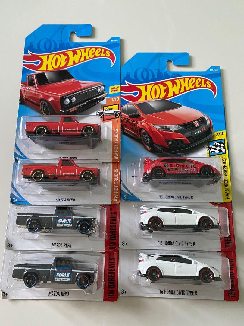 Hot wheels honda civic type hotsell r 2019