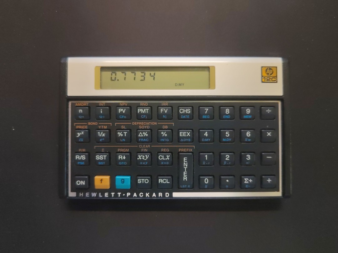 Hp 12c Financial Calculator Computers Tech Office Business Technology On Carousell