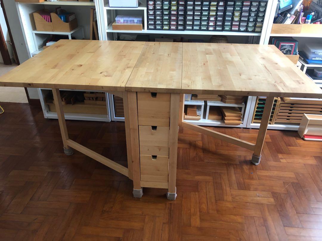 Ikea norden table, Furniture & Home Living, Furniture, Tables & Sets on ...