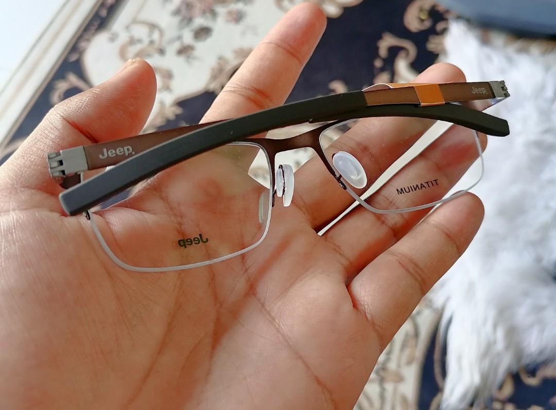 Jeep Titanium eyeglass frame Men s Fashion Watches Accessories