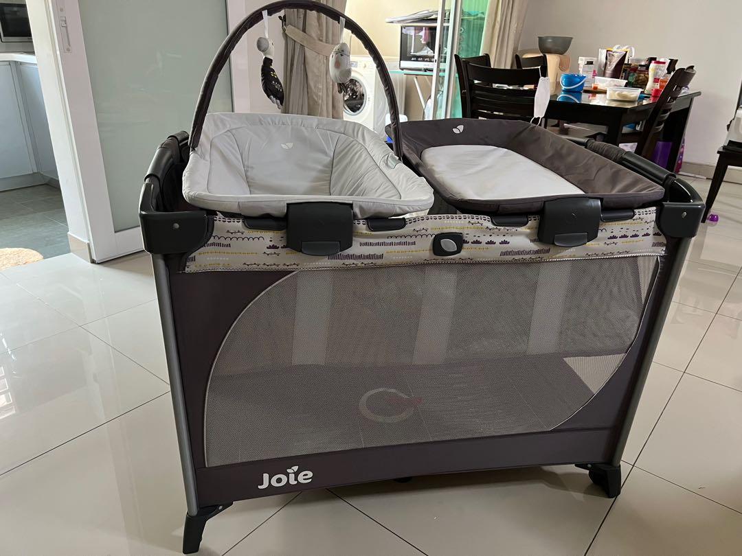Joie Commuter Change and Snooze Travel Cot Babies Kids Baby