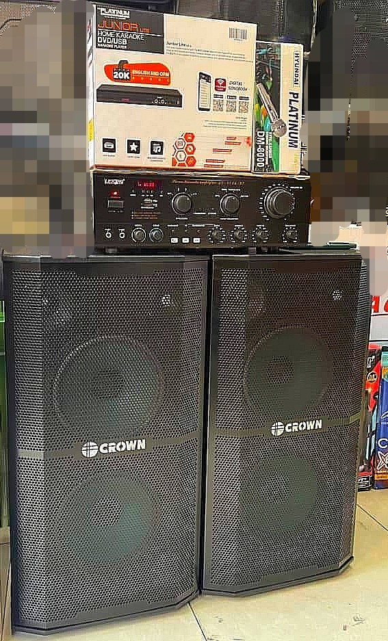 KARAOKE SET LEXING AMPLIFIER, JUNIOR PLATINUM DVD PLAYER, 1PC PLATINUM