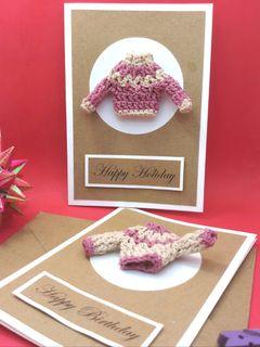 Kartu Ucapan Ulang Tahun dan Baby Born Sweater Rose