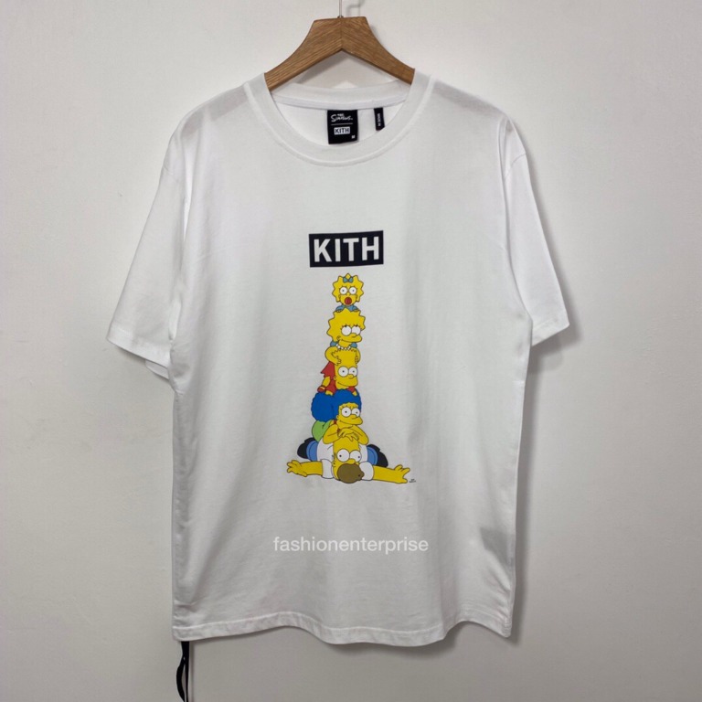 Kith x The Simpsons Family Stack Tee, Men's Fashion, Tops & Sets ...