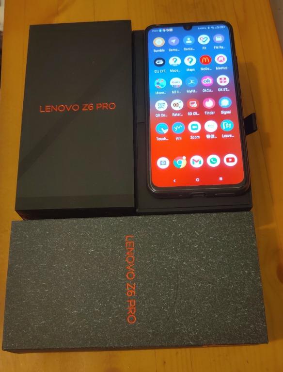 オプティミスティック Lenovo Z6 Pro 8+128GB【USED】中国版ROM 付属品