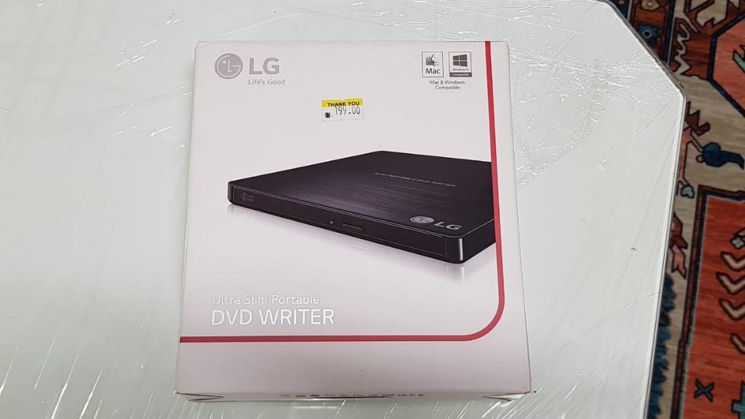 LG ULTRA SLIM PORTABLE DVD WRITER ( GP60NB50 ), Computers & Tech, Parts