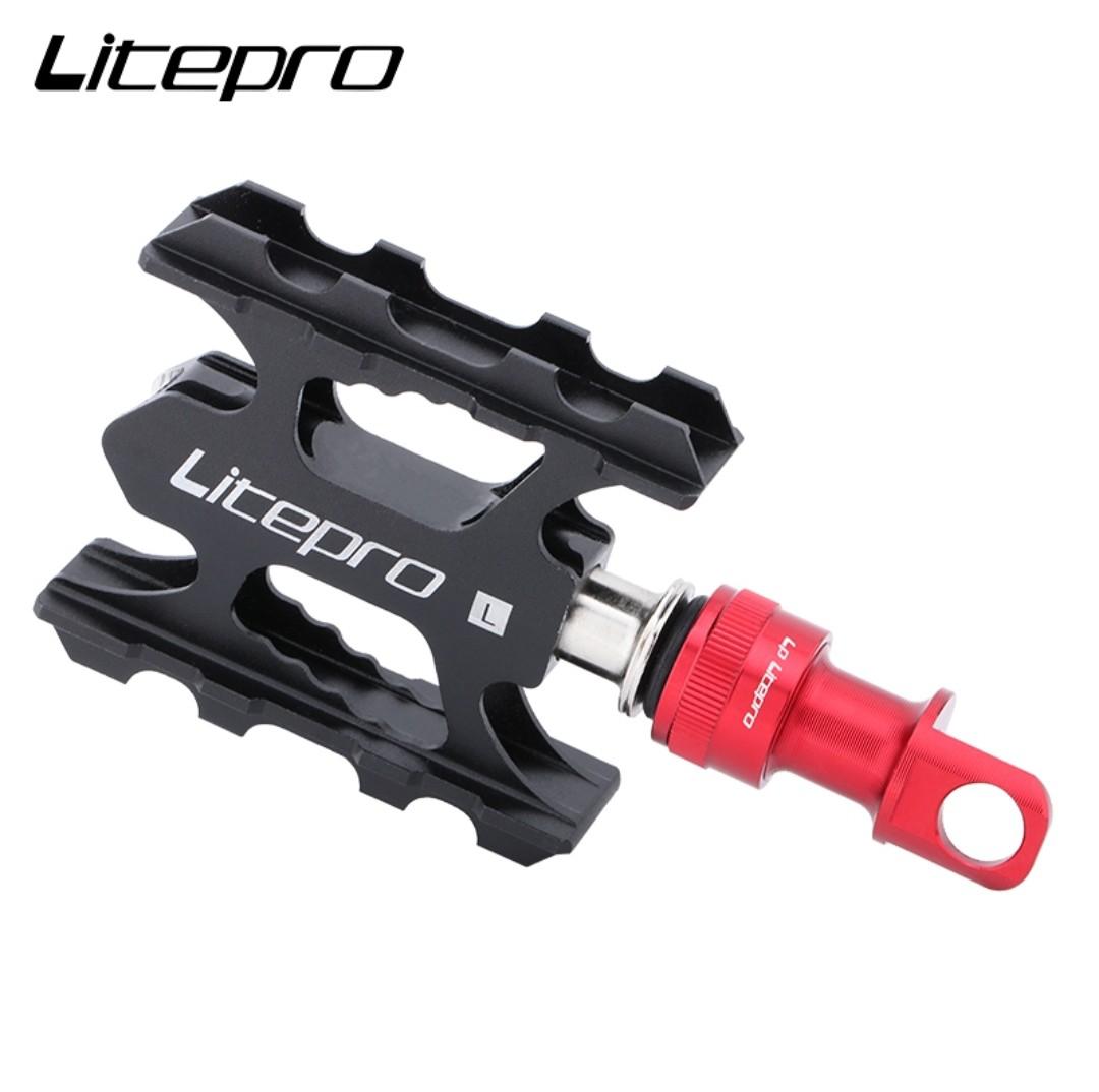 Litepro Single Quick Release Pedal Holder, Sports Equipment, Bicycles