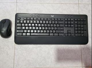 Logitech Keyboard and Mouse (Wireless)