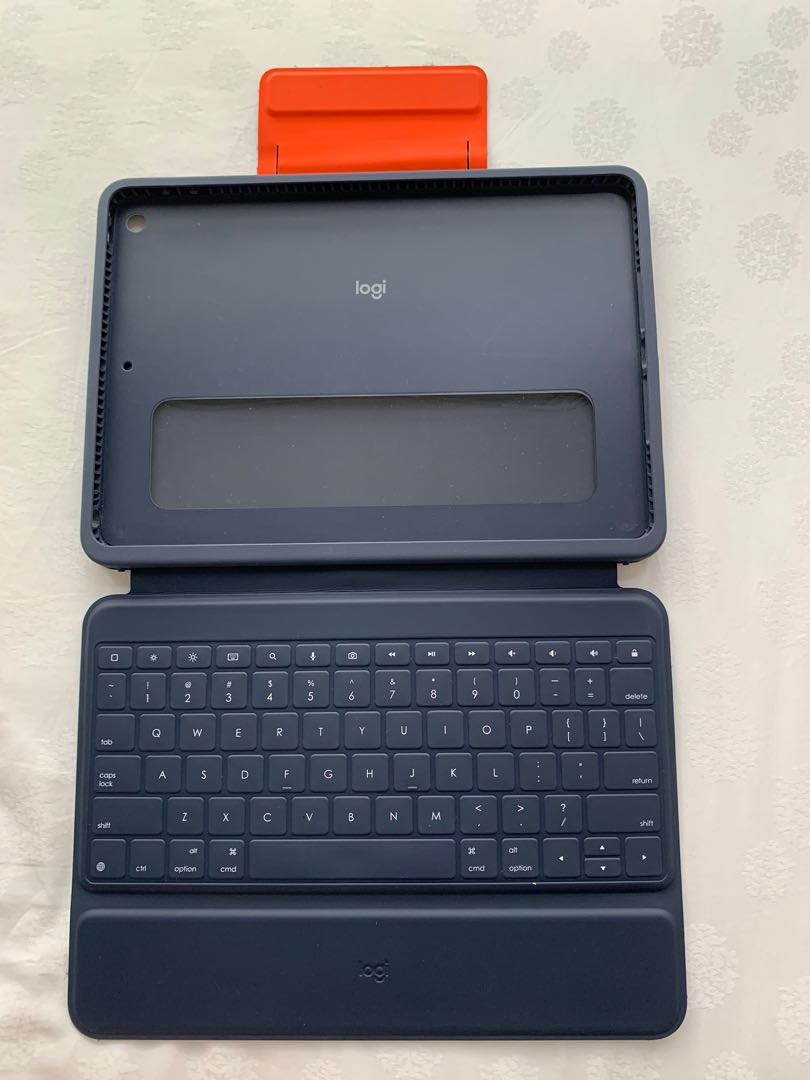 Logitech Rugged Keyboard Folio for ipad, Computers & Tech, Parts