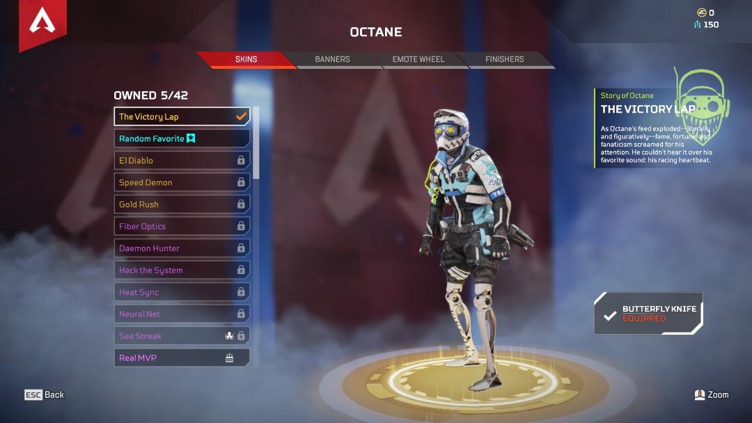 low level octane heirloom apex legends account, Video Gaming, Gaming