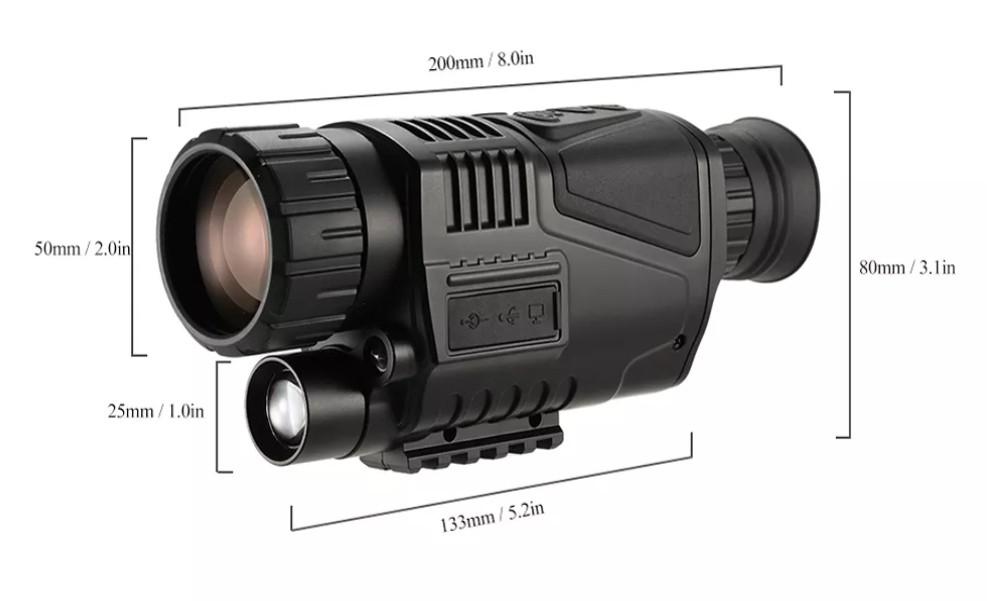 Multifunction NV300 Night Vision Monocular Hunting Telescope HD