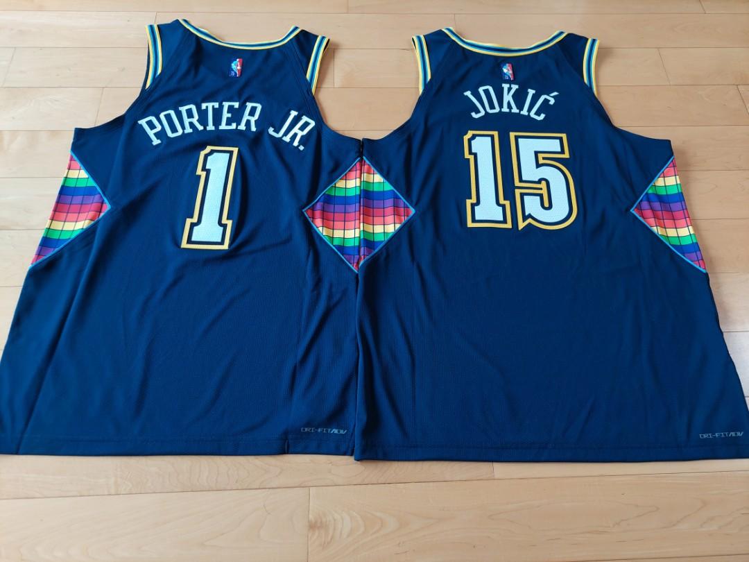 NBA Denver Nuggets Michael Porter Nikola Jokic 75TH CITY