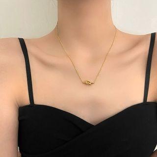 (New) Love knot tie a knot fashion stylish necklace