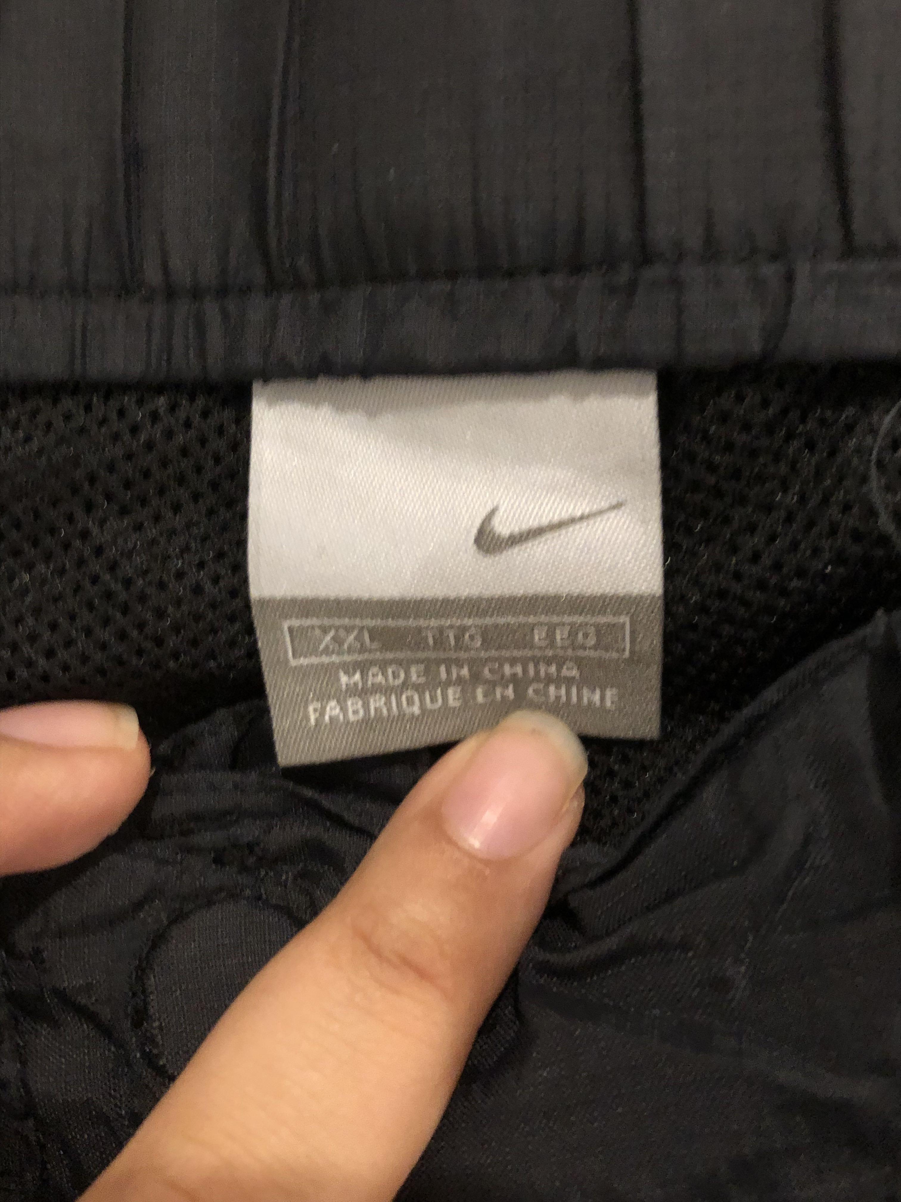 Nike windbreaker pants black store