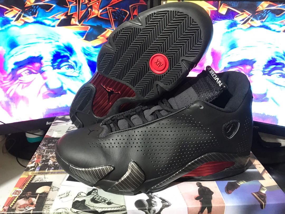 Nike Jordan 14 Black Ferrari, Men'S Fashion, Footwear, Sneakers On Carousell
