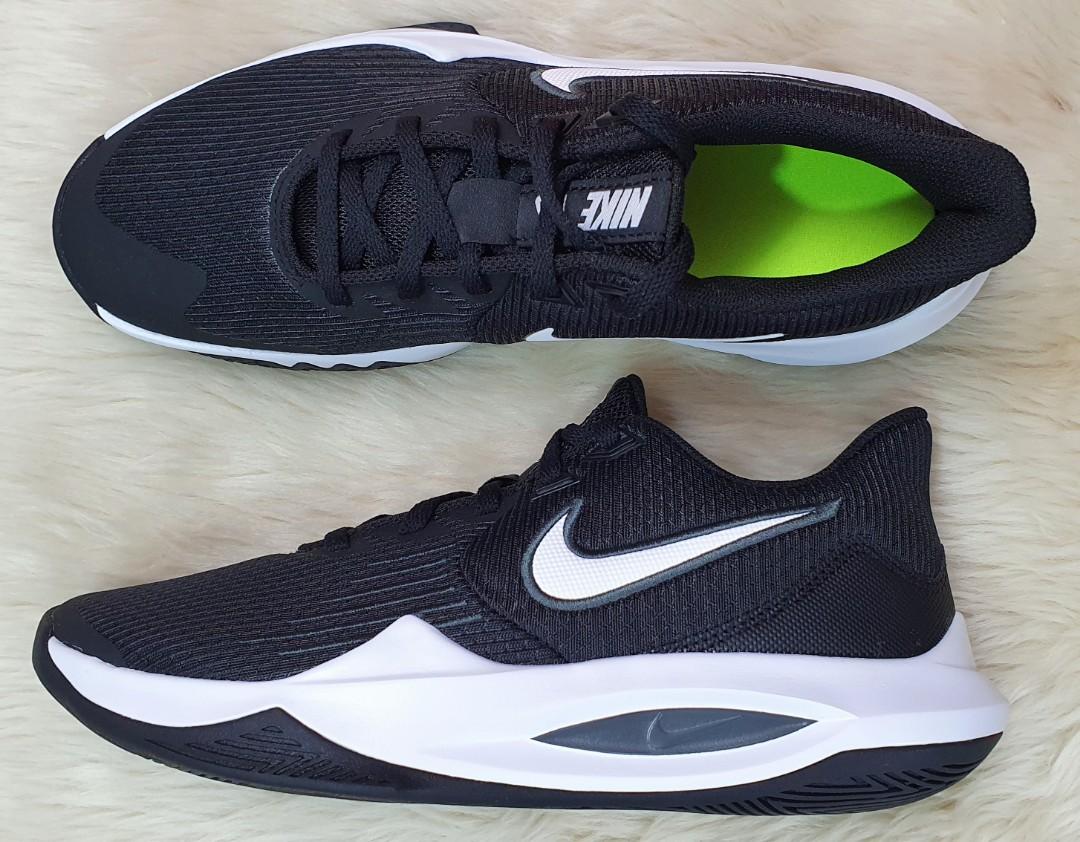 Nike Performance NIKE PRECISION VI - Basketball shoes - black/white/black -  Zalando.co.uk