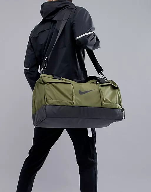Nike Vapor Power Holdall Duffel Travel Bag BA5543 395 Khaki Black 37L on Carousell