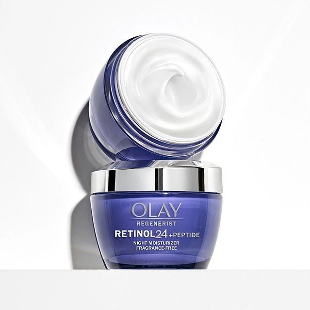 Olay Regenerist Fragrance Free Night Face Cream with Niacinamide and  Peptides 50ml