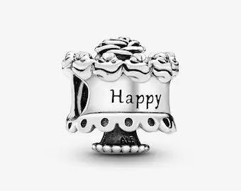 White pandora charms top