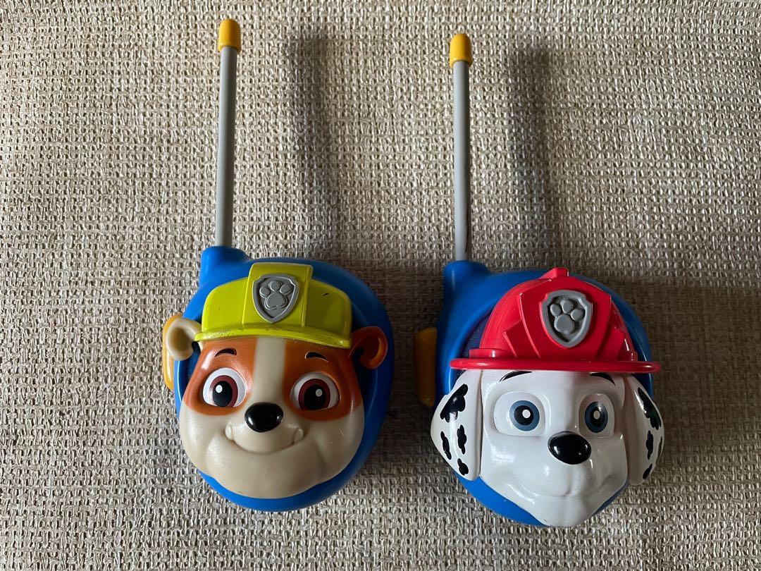 Paw patrol walkie talkie rubble marshal, Hobbies & Toys, Toys & Games