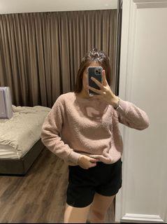 Pink Fluffy Sweater