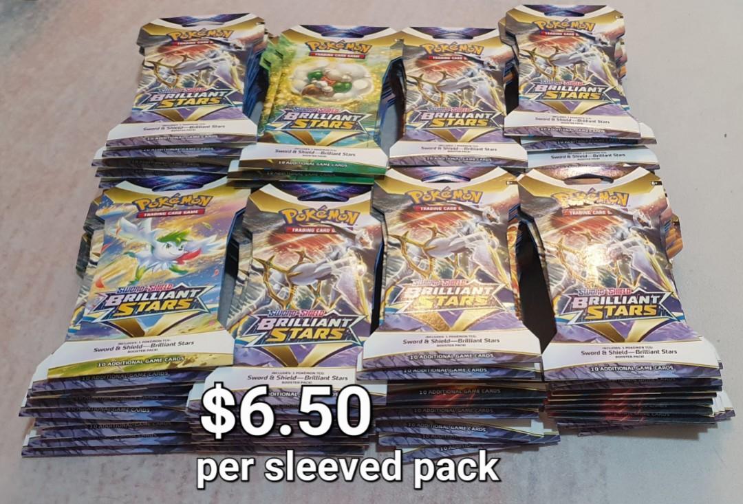 pokemon brilliant stars sleeved booster pack Pokémon: Brilliant Stars Sleeved Booster Pack – Rocket Collectibles main image 0