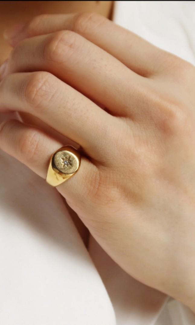 Cincin signet new arrivals